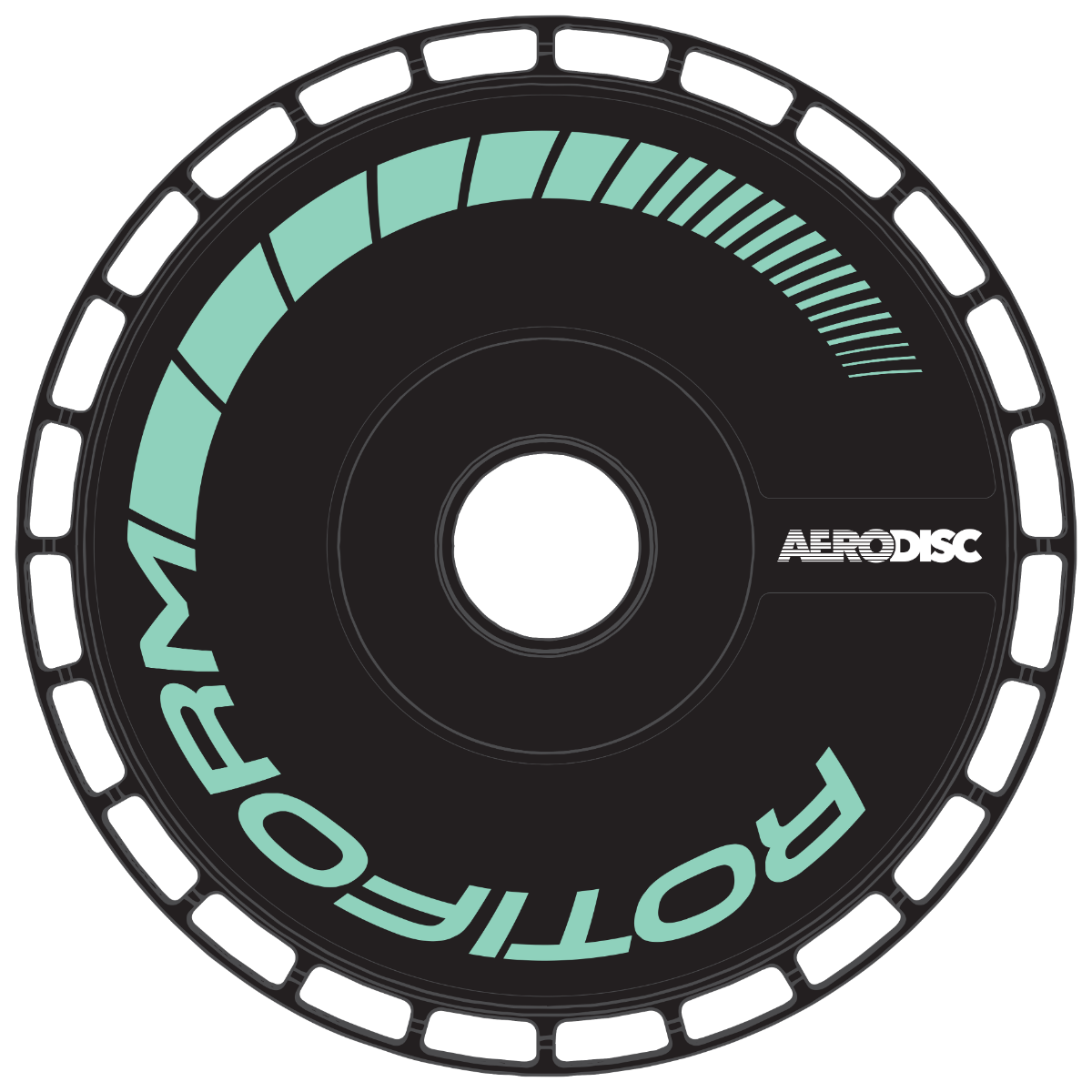 Rotiform AeroDisk Gradation Wheel Decal Set Of 2