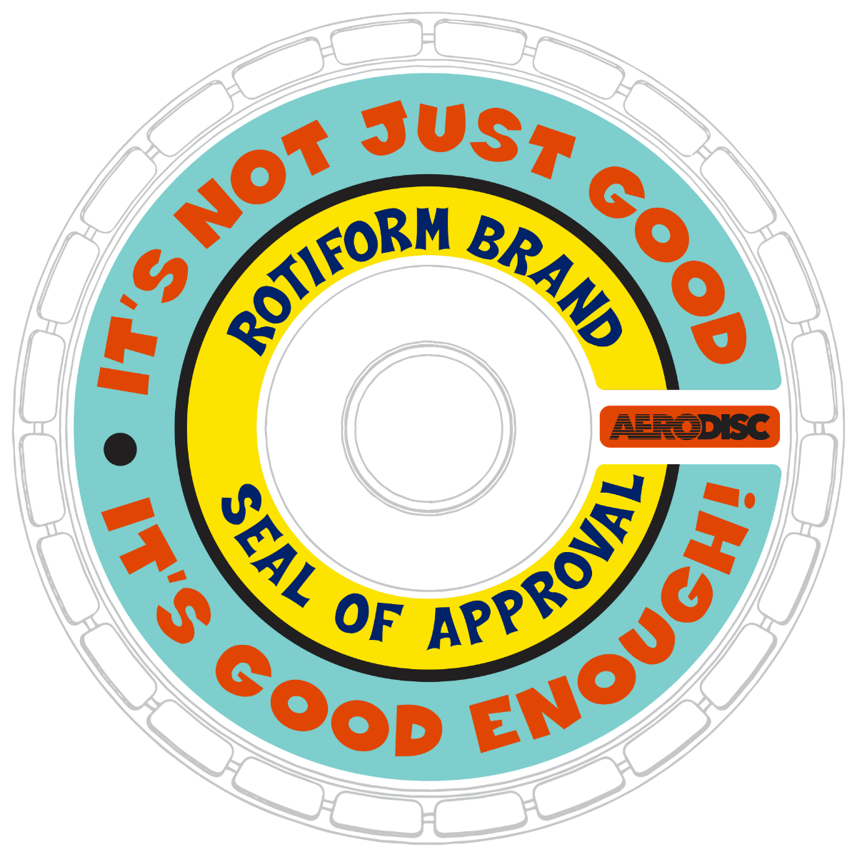 Rotiform AeroDisk Krusty Wheel Decal Set Of 2