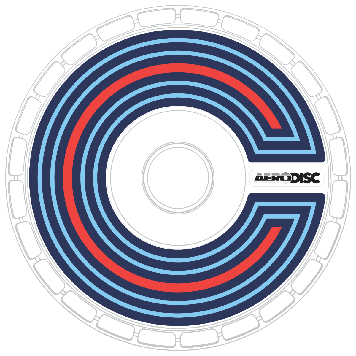 Rotiform AeroDisk Martini Wheel Decal Set Of 2