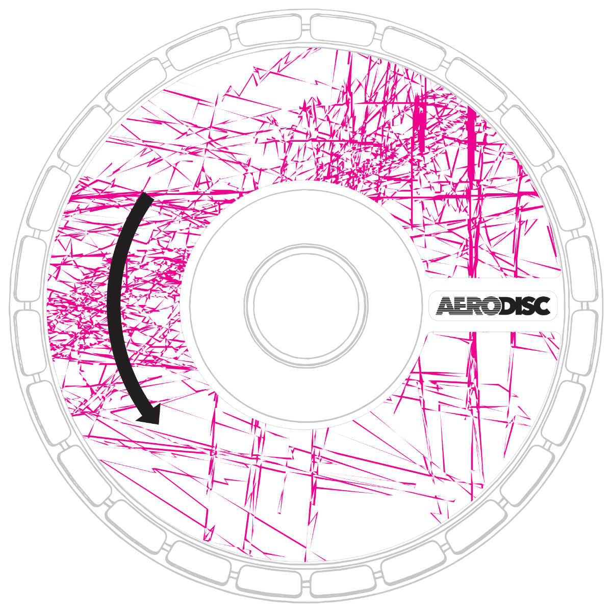 Rotiform AeroDisk Scribble Wheel Decal Set Of 2