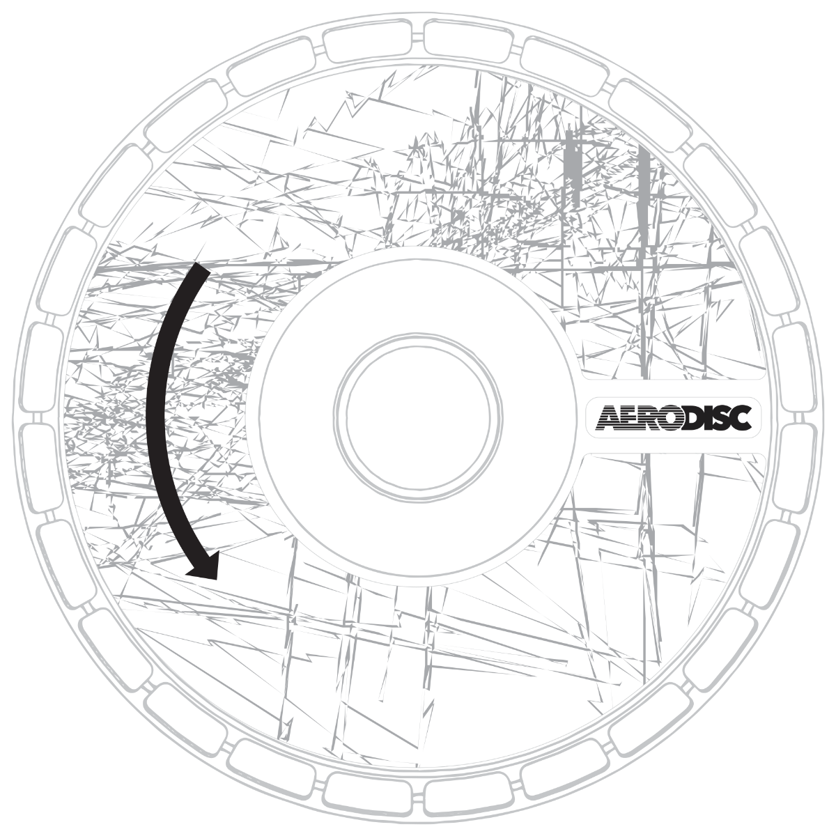 Rotiform AeroDisk Scribble Wheel Decal Set Of 2