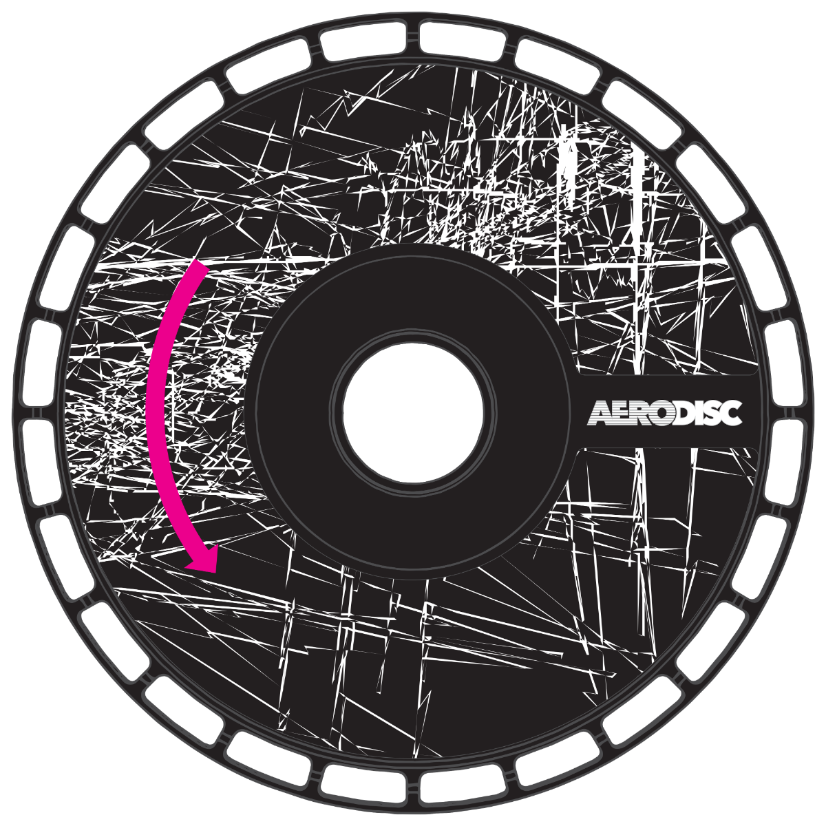 Rotiform AeroDisk Scribble Wheel Decal Set Of 2