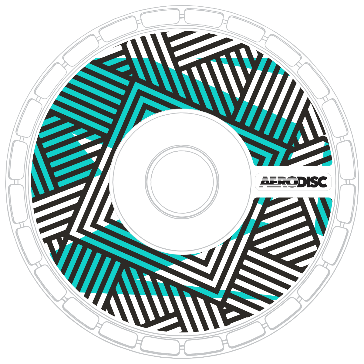 Rotiform AeroDisk Branded Wheel Decal Set Of 2