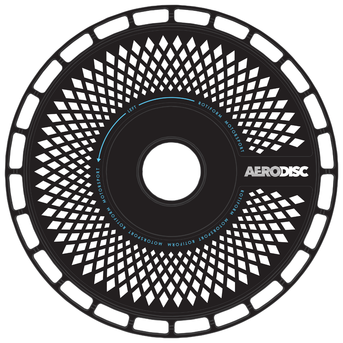 Rotiform AeroDisk Tight Mesh Wheel Decal Set Of 2